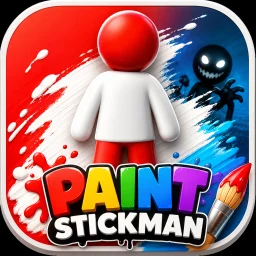Paint Stickman: Hide & Seek icon